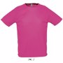 Tee-shirt sol's sporty RoseRose fluo