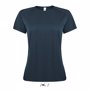 Tee-shirt sol's sporty women BleuBleu pétrole