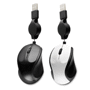 Souris optique filaire zip Noirnoir