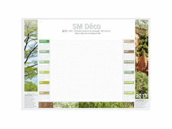 Sous-main imprimé déco