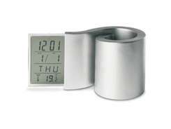 Spirulina - horloge lcd en forme de spirale