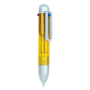 Stylo bille 4 couleurs aul Jaunejaune