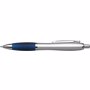Stylo bille cardiff avec embase en gomme Marinemarine foncé