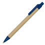 Stylo bille carton recyclé Au choixnaturel/bleu