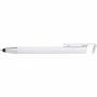 Stylo bille en ABS muni d'un support pour smartpho Blancblanc