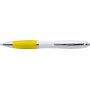 Stylo bille en plastique imprimé Jaunejaune