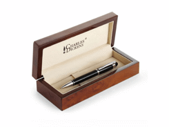 Stylo bille gravé Charles Dickens