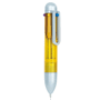 Stylo bille multicouleurs rouge Jaunejaune