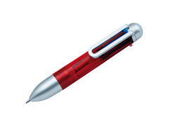 Stylo bille multicouleurs rouge