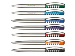 Stylo-bille new spring chrome clear