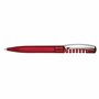 Stylo-bille new spring clear avec clip metal Rougerouge
