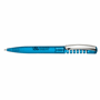 Stylo-bille new spring clear avec clip metal Au choixturquoise