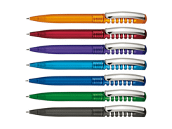 Stylo-bille new spring clear avec clip metal