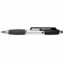 Stylo bille twist en plastique personnalisable Noirnoir