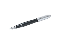 Stylographe noir / chrome