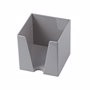 Support bloc papier (89x89x77mm) GrisGris