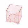 Support bloc papier (89x89x77mm) RougeRouge