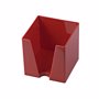 Support bloc papier (89x89x77mm) RougeRouge