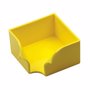 Support bloc papier (90x90x48mm) JauneJaune pr