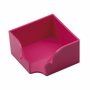 Support bloc papier (90x90x48mm) RoseMagenta