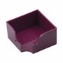 Support bloc papier (90x90x48mm) VioletPrune