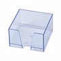 Support bloc papier (papier 89x89x77mm) BleuBleu