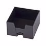 Support bloc papier (papier 89x89x77mm) NoirNoir