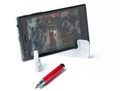 Support de smartphone en plastique.