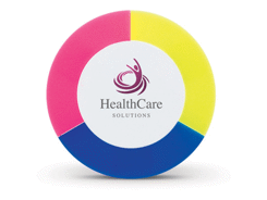 Surligneur rond 3 couleurs