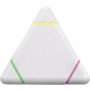 Surligneur triangulaire publicitaire Blancblanc