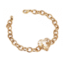 Swarovski - bracelet coeur ajoure 17 mm golden sha Dorédoré transparent/dor