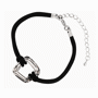Swarovski - bracelet crystal cordon Transparenttransparent/noir/arg