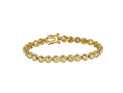 Swarovski - bracelet magnetique argente