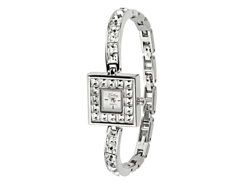 Swarovski - montre femme argentee l&r made with sw