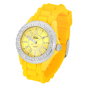 Swarovski - montre silicone swarovsi elements blan Jaunejaune