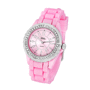 Swarovski - montre silicone swarovsi elements blan Roserose
