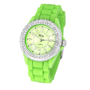 Swarovski - montre silicone swarovsi elements blan Vertvert