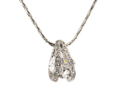 Swarovski - pendentif argente elements