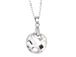 Swarovski - pendentif argentee