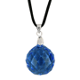 Swarovski - pendentif boule bordeaux Bleubleu aqua/argenté