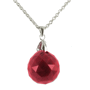 Swarovski - pendentif boule bordeaux Bordeauxbordeaux/argenté