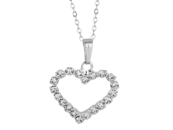 Swarovski - pendentif coeur ajouré