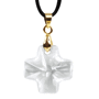 Swarovski - pendentif croix cordon Transparenttransparent/doré/noi