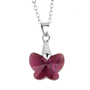 Swarovski - pendentif papillon rubis Rougerouge transparent/ar