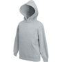 Sweat-shirt capuche enfant personnalisé Au choixHeather Grey