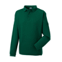 Sweat-shirt polo workwear sweat-shirt col polo Au choixBottle Green
