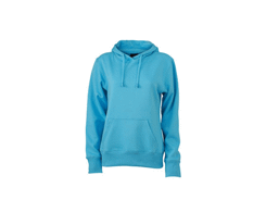 Sweat-shirt uni à capuche femme