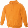 Sweat-shirt uni à capuche homme Orangeorange