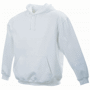 Sweat-shirt uni à capuche homme Blancblanc