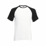 T-shirt base-ball Au choixWhite / Black